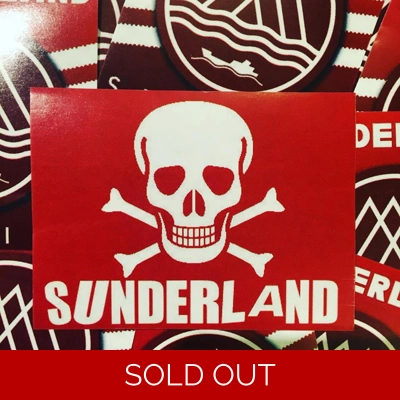 100 Skull Stickers 8x6cm